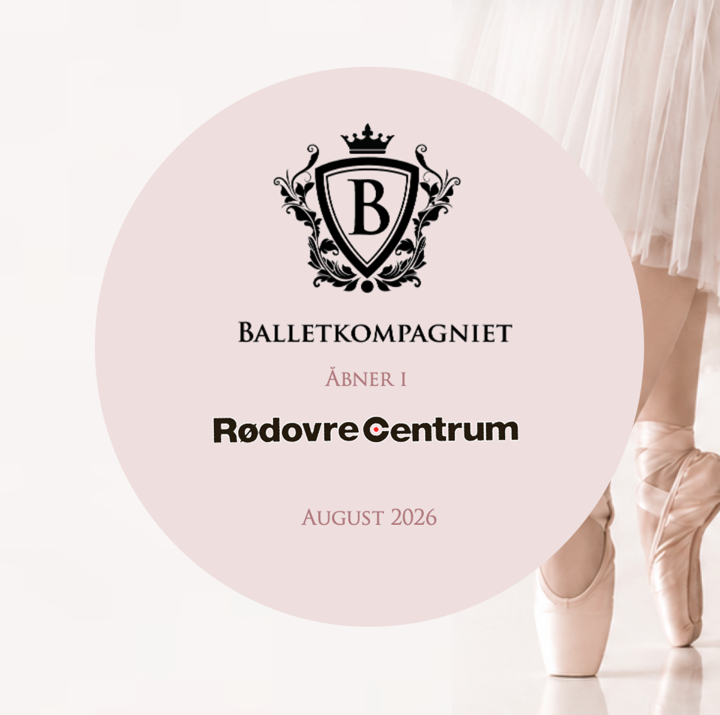 Balletkompagniet åbner i Rødovre centrum