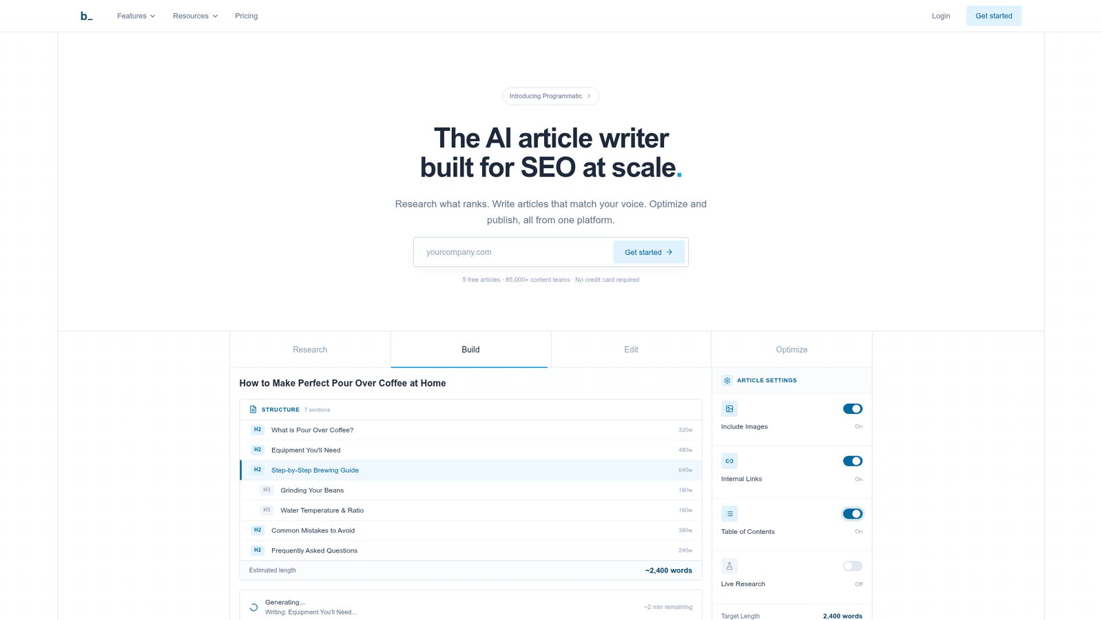 Byword dashboard