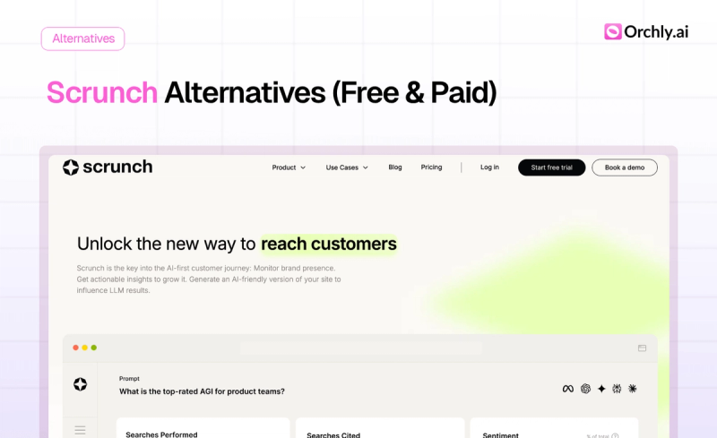 9 Best Scrunch AI Alternatives 2026 (Free & Paid)