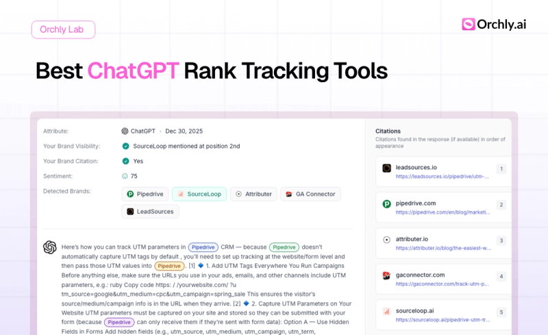8 Best ChatGPT Rank Tracking Tools (I Tested for 2026)