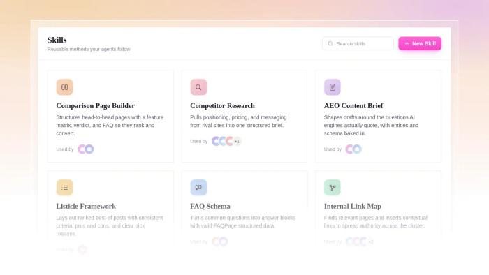 Introducing Skills in Orchly AI