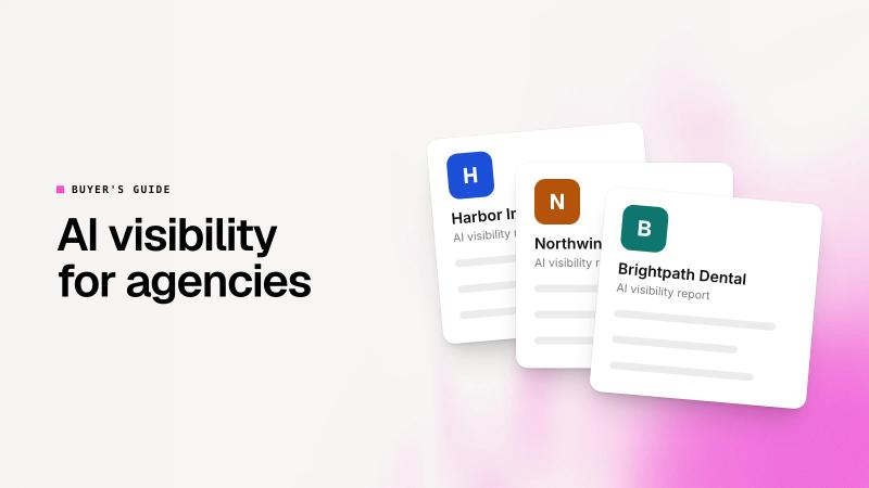 Best AI search visibility tools for agencies