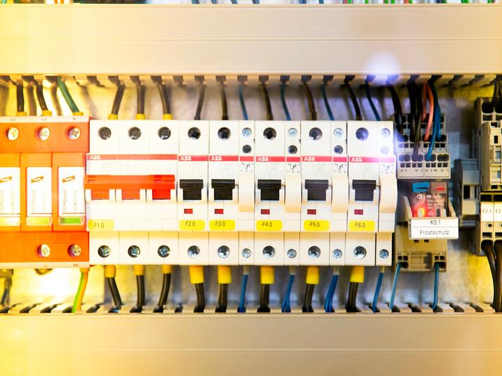 Quadro elettrico con interruttori differenziali
