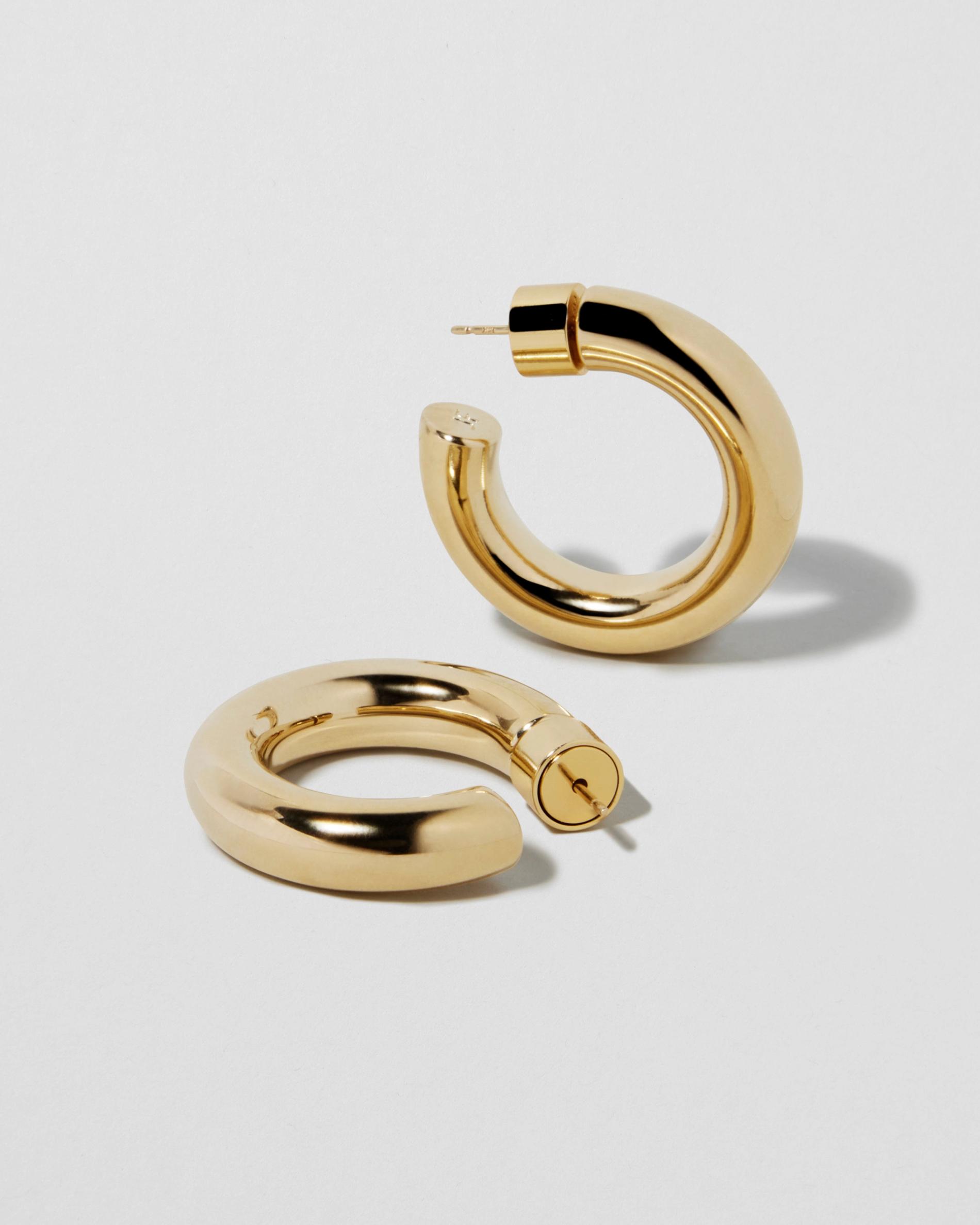 Picture of Gold Samira Huggie earrings