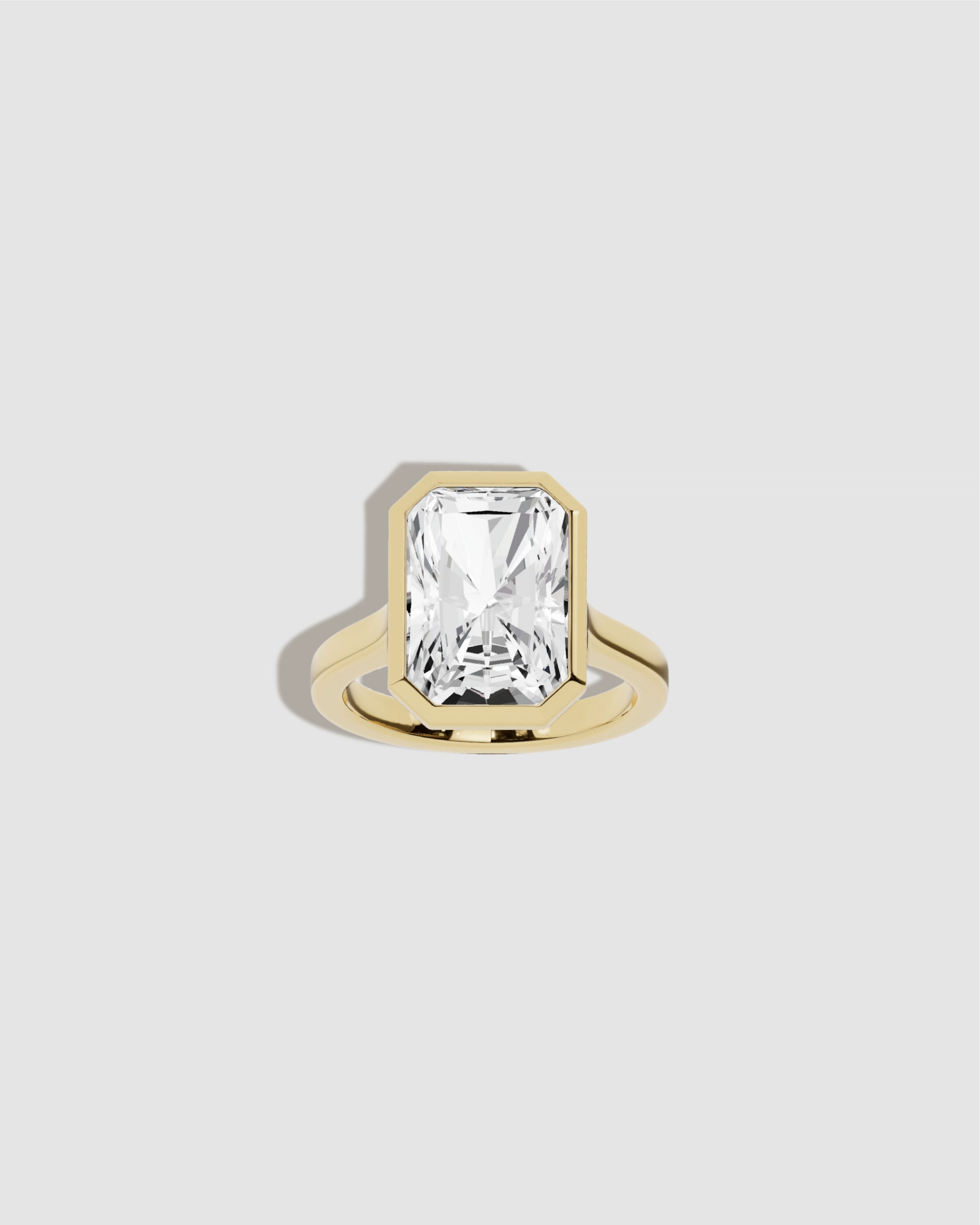 lab diamond radiant ring