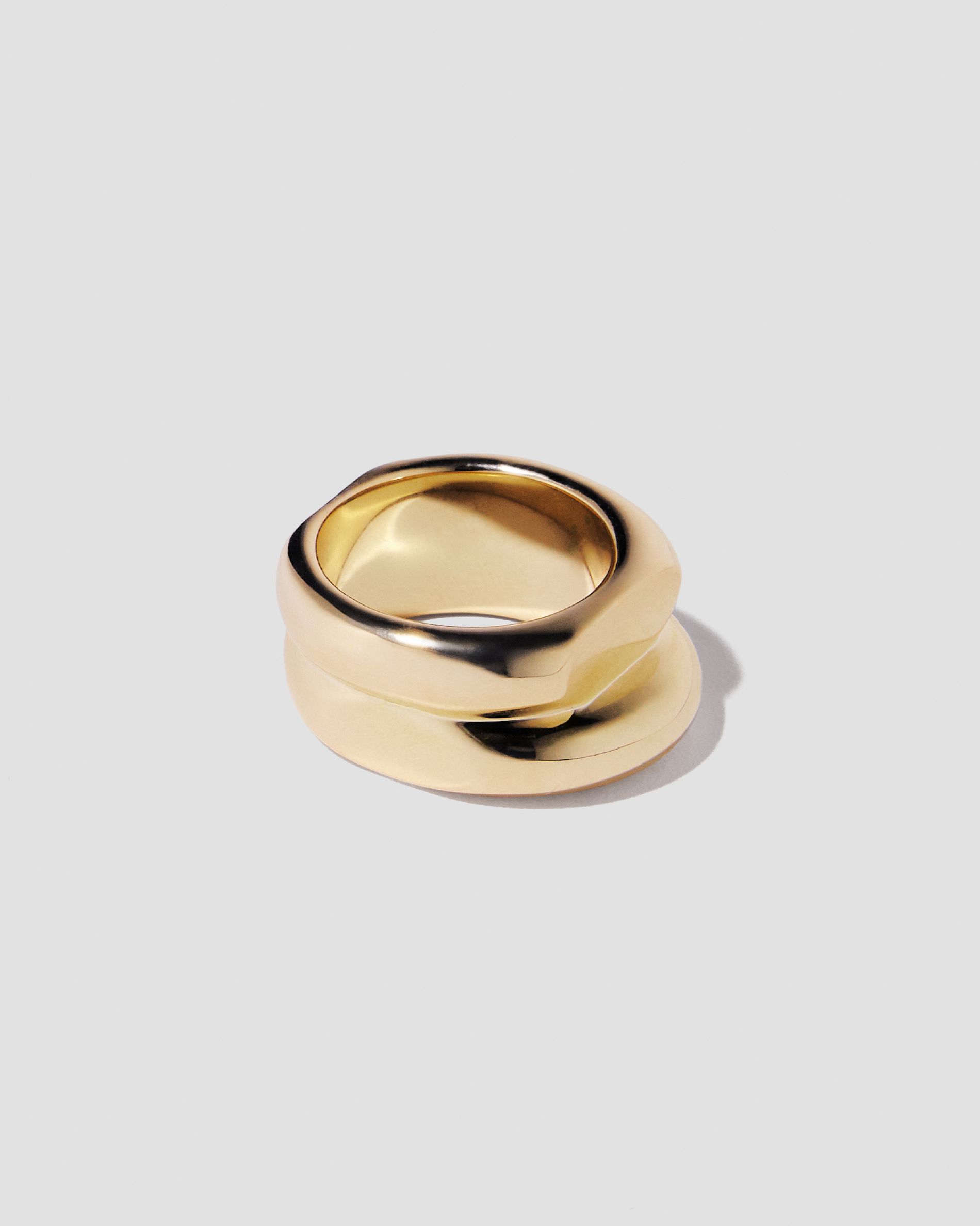 Chunky gold ring