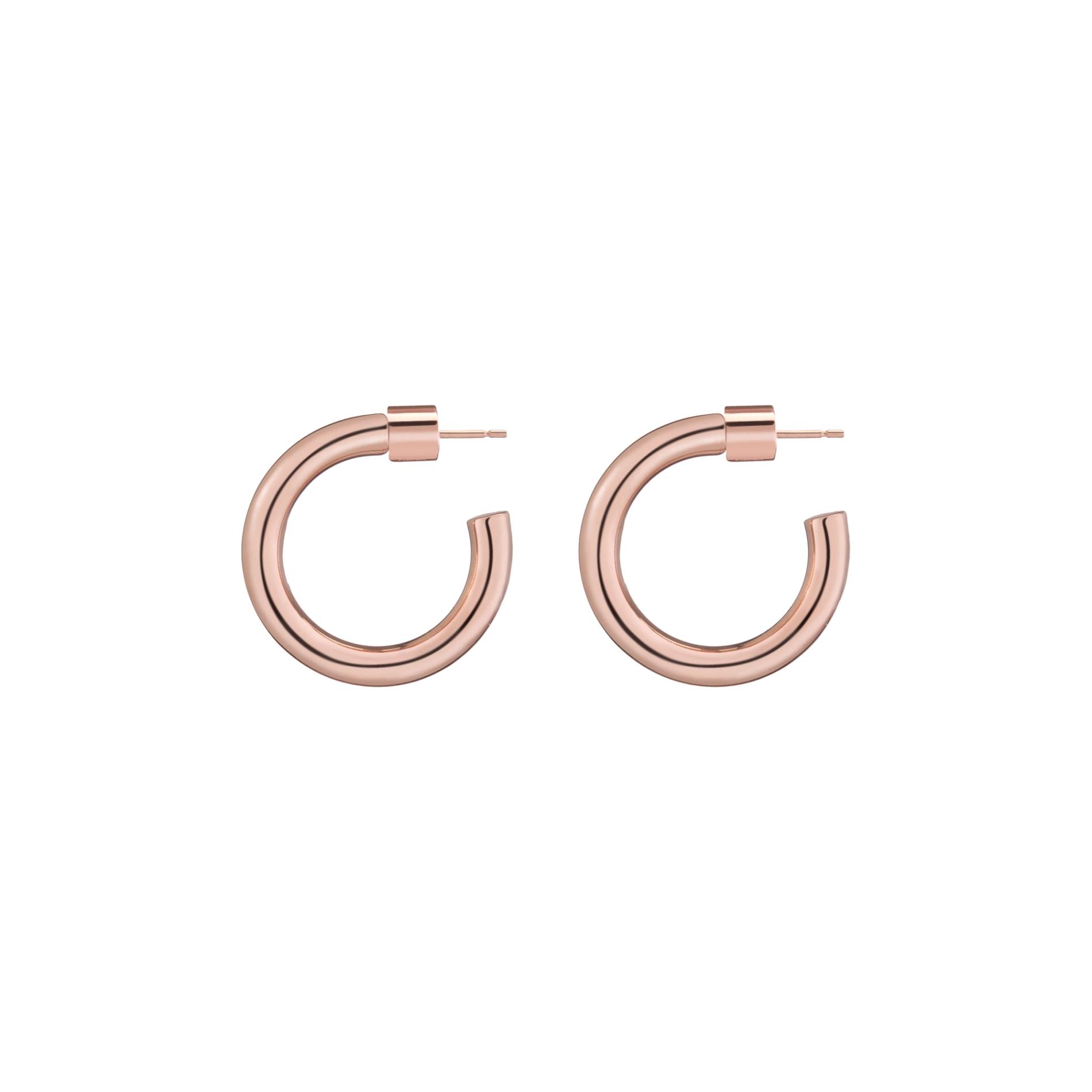 Jennifer Fisher Rose Gold Lilly Huggies