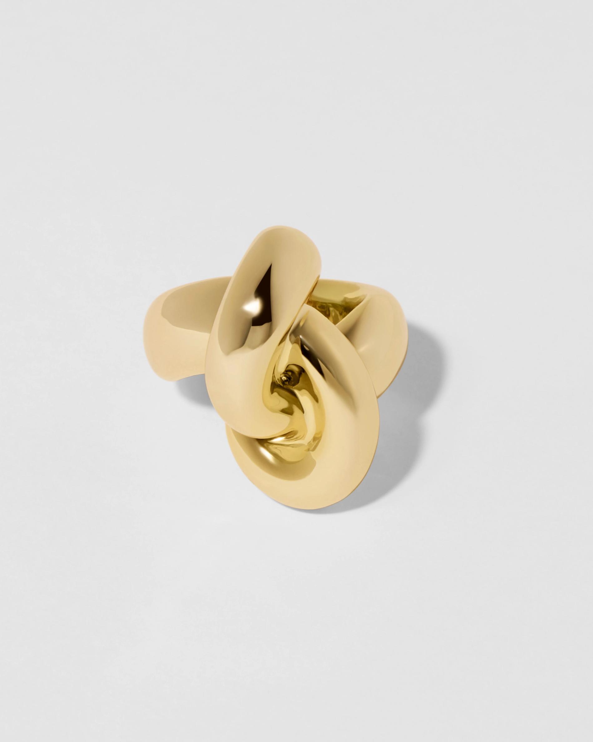 large statement ring knot