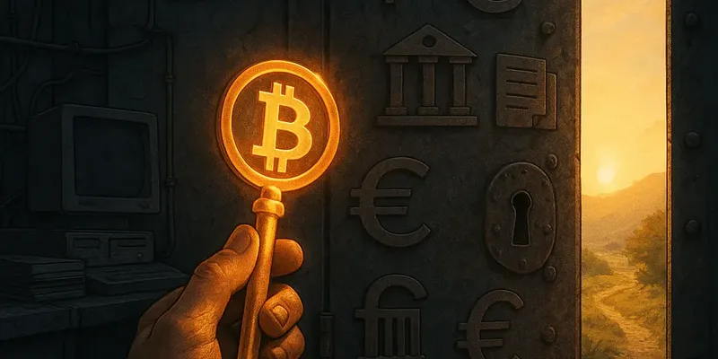 ビットコインで暮らすことは問題じゃない。本当の問題は、世界がまだフィアットで動いていること