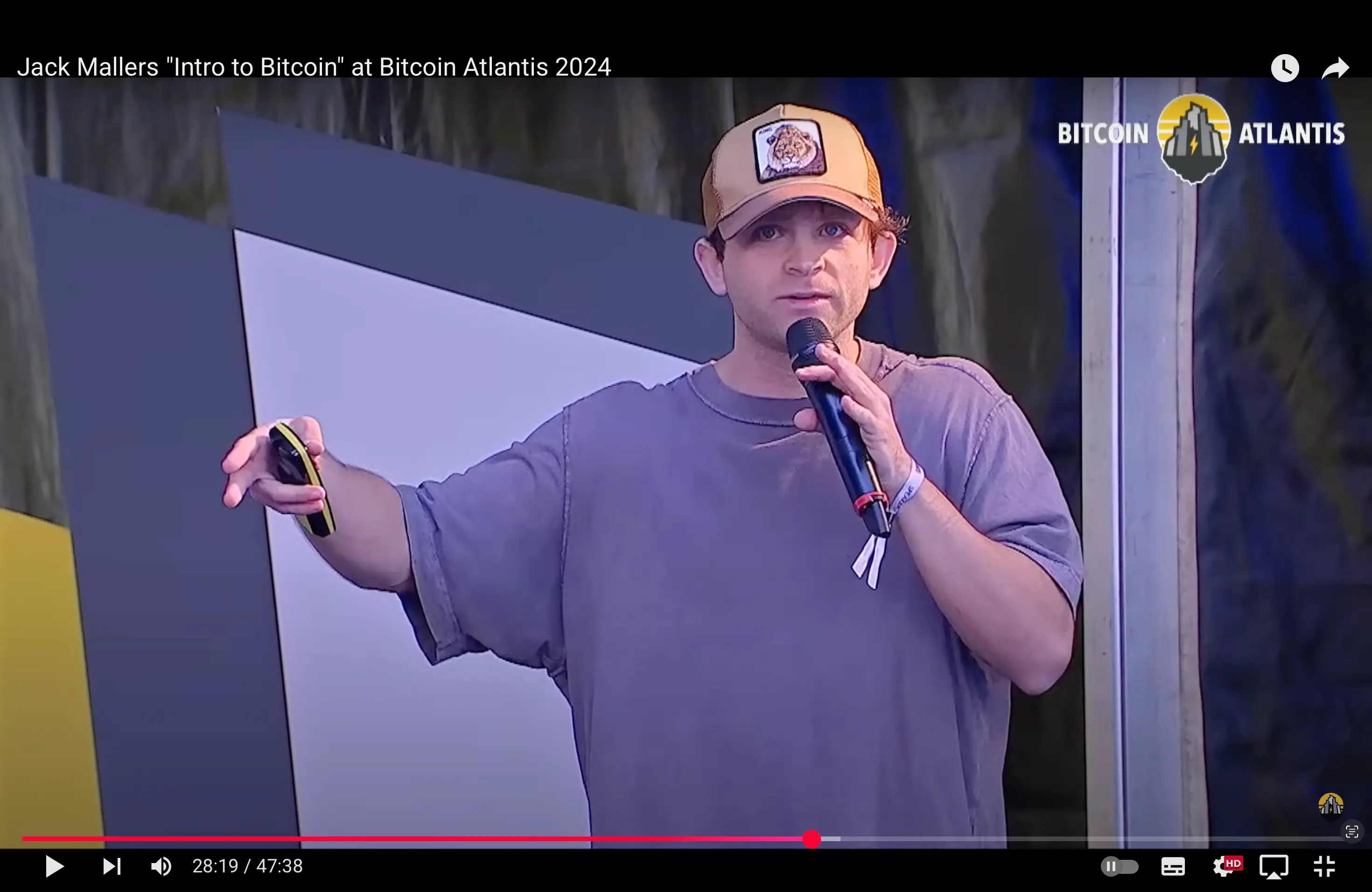 Jack Mallers「ビットコイン入門」＠ビットコイン・アトランティス 2024