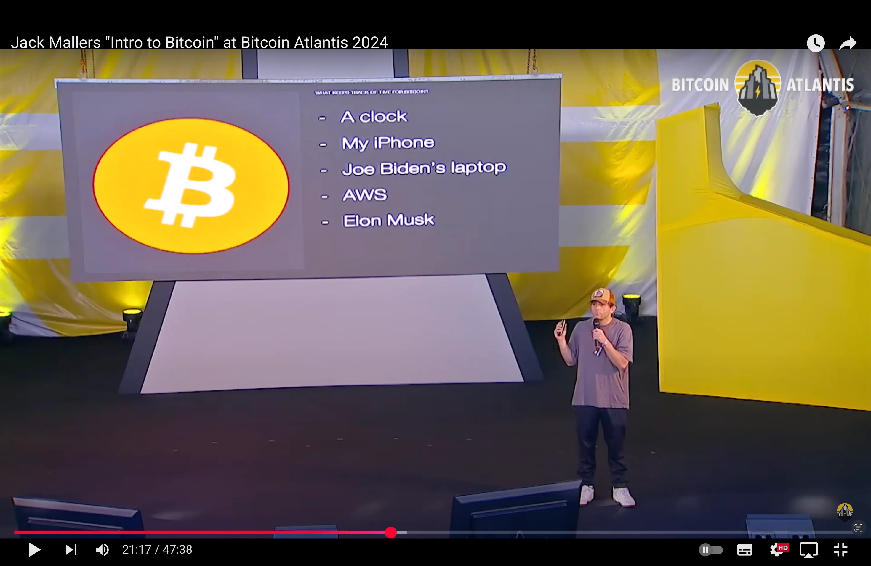 Jack Mallers「ビットコイン入門」＠ビットコイン・アトランティス 2024
