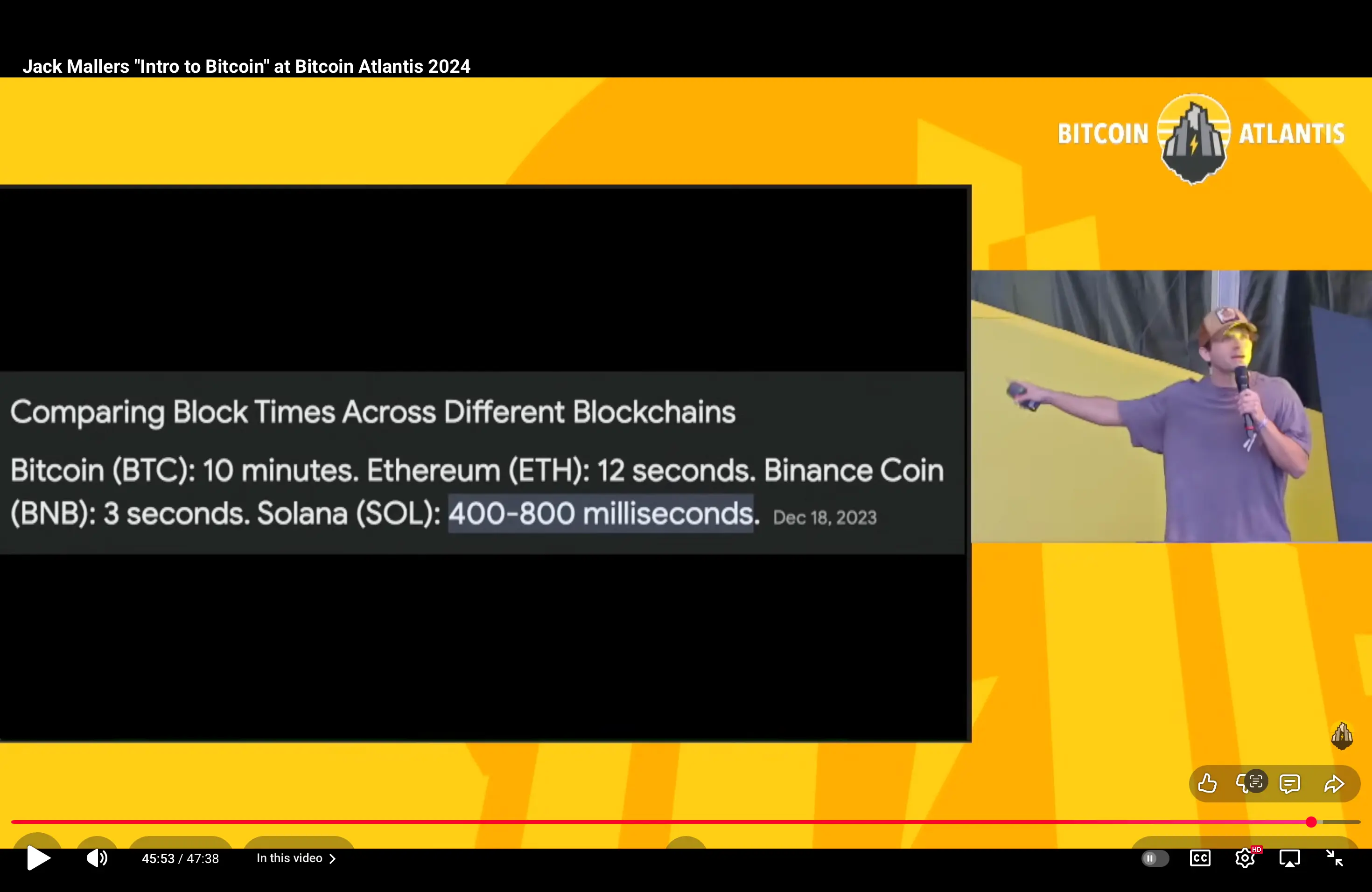 Jack Mallers「ビットコイン入門」＠ビットコイン・アトランティス 2024