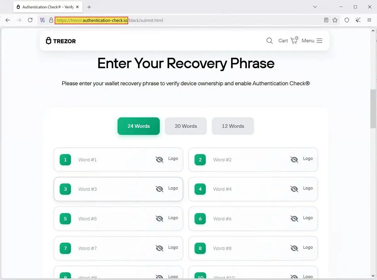 Ledger・Trezorユーザーを狙う新手の“郵送”フィッシング詐欺が発生——高品質な偽手紙でリカバリーフレーズを盗む手口