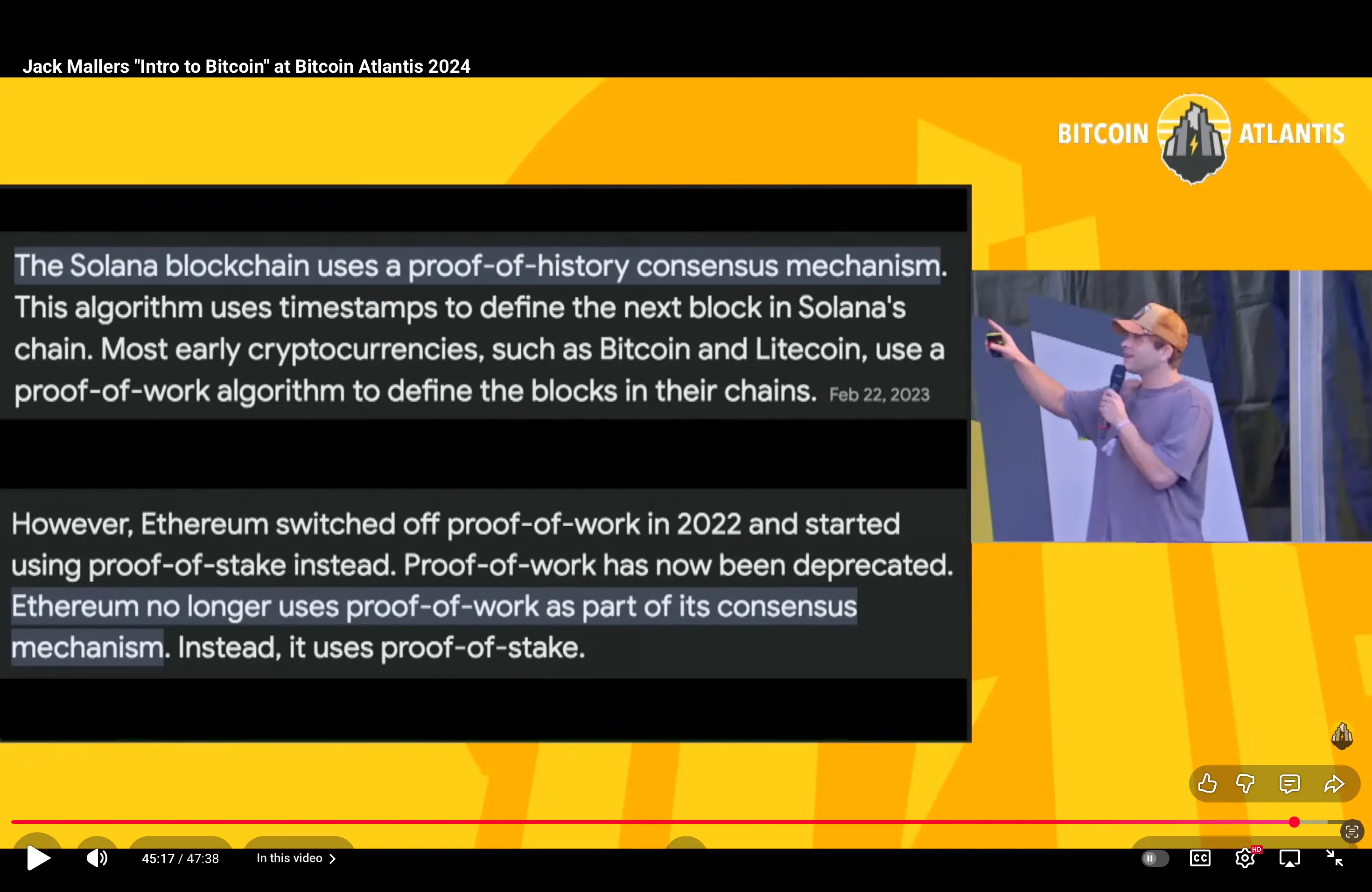 Jack Mallers「ビットコイン入門」＠ビットコイン・アトランティス 2024（