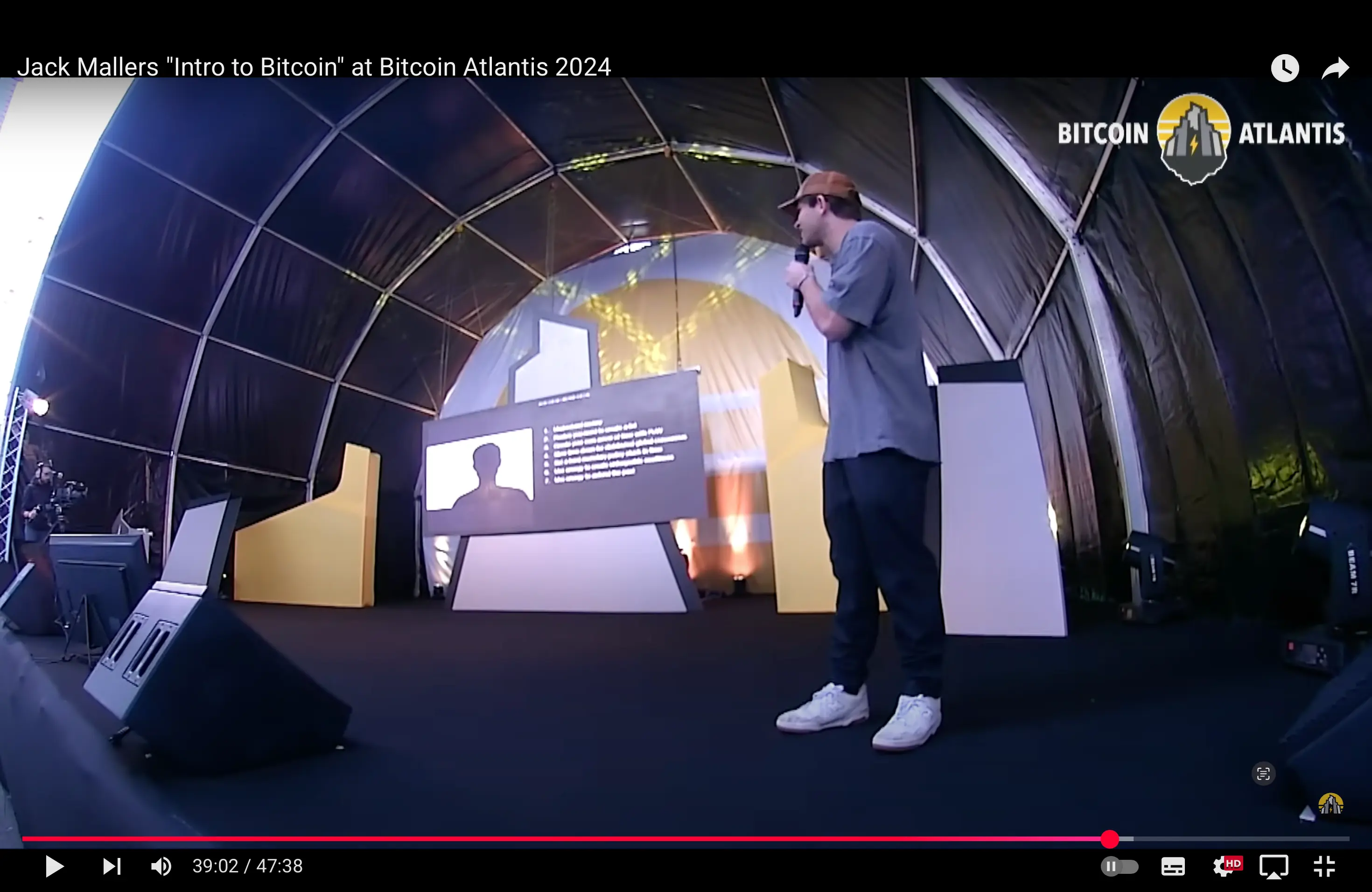 Jack Mallers「ビットコイン入門」＠ビットコイン・アトランティス 2024