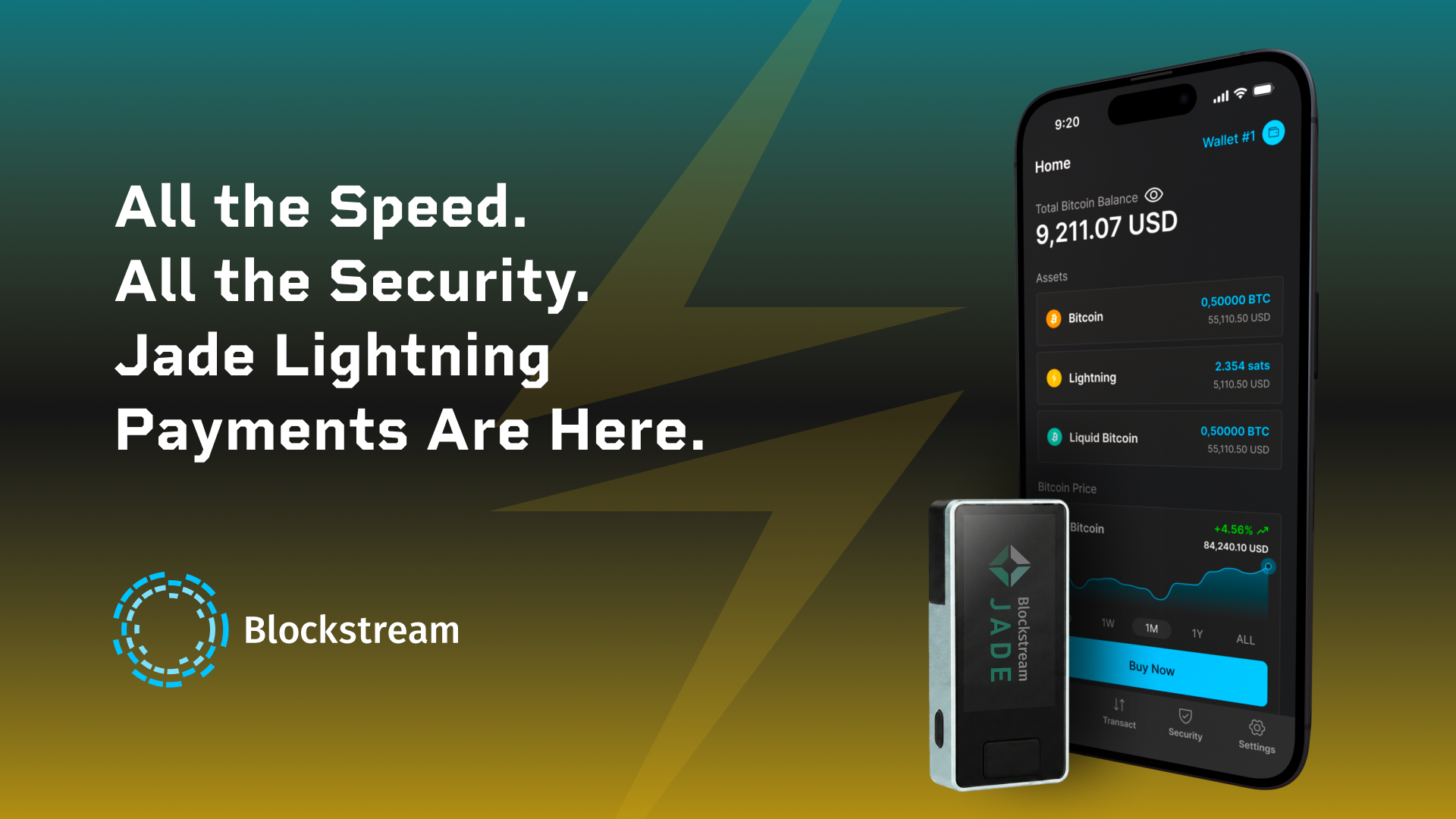 Blockstream Jade、ライトニング対応へ──コールドストレージのままL2決済が可能に
