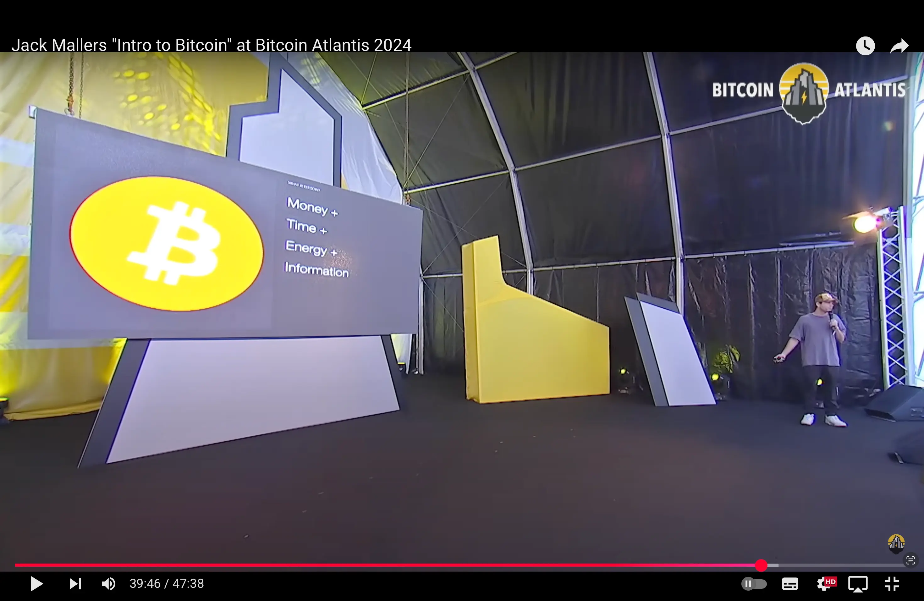 Jack Mallers「ビットコイン入門」＠ビットコイン・アトランティス 2024
