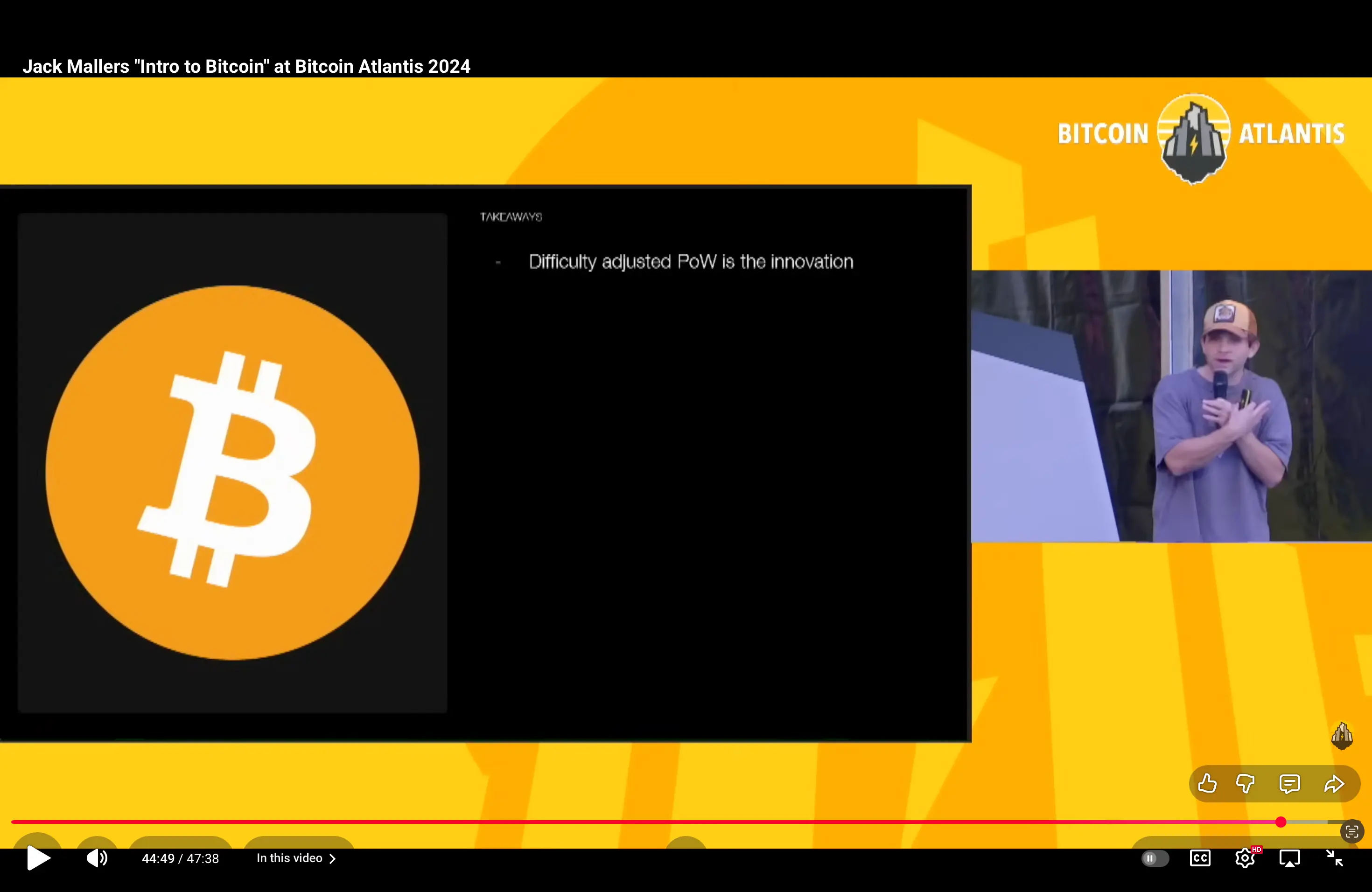 Jack Mallers「ビットコイン入門」＠ビットコイン・アトランティス 2024