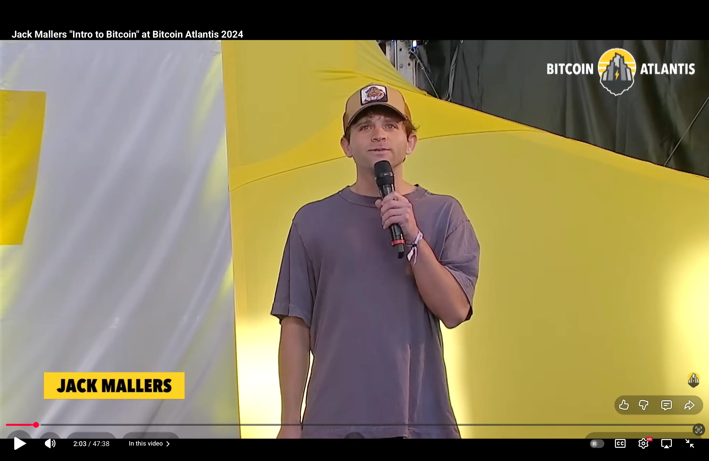 Jack Mallers「ビットコイン入門」＠ビットコイン・アトランティス 2024