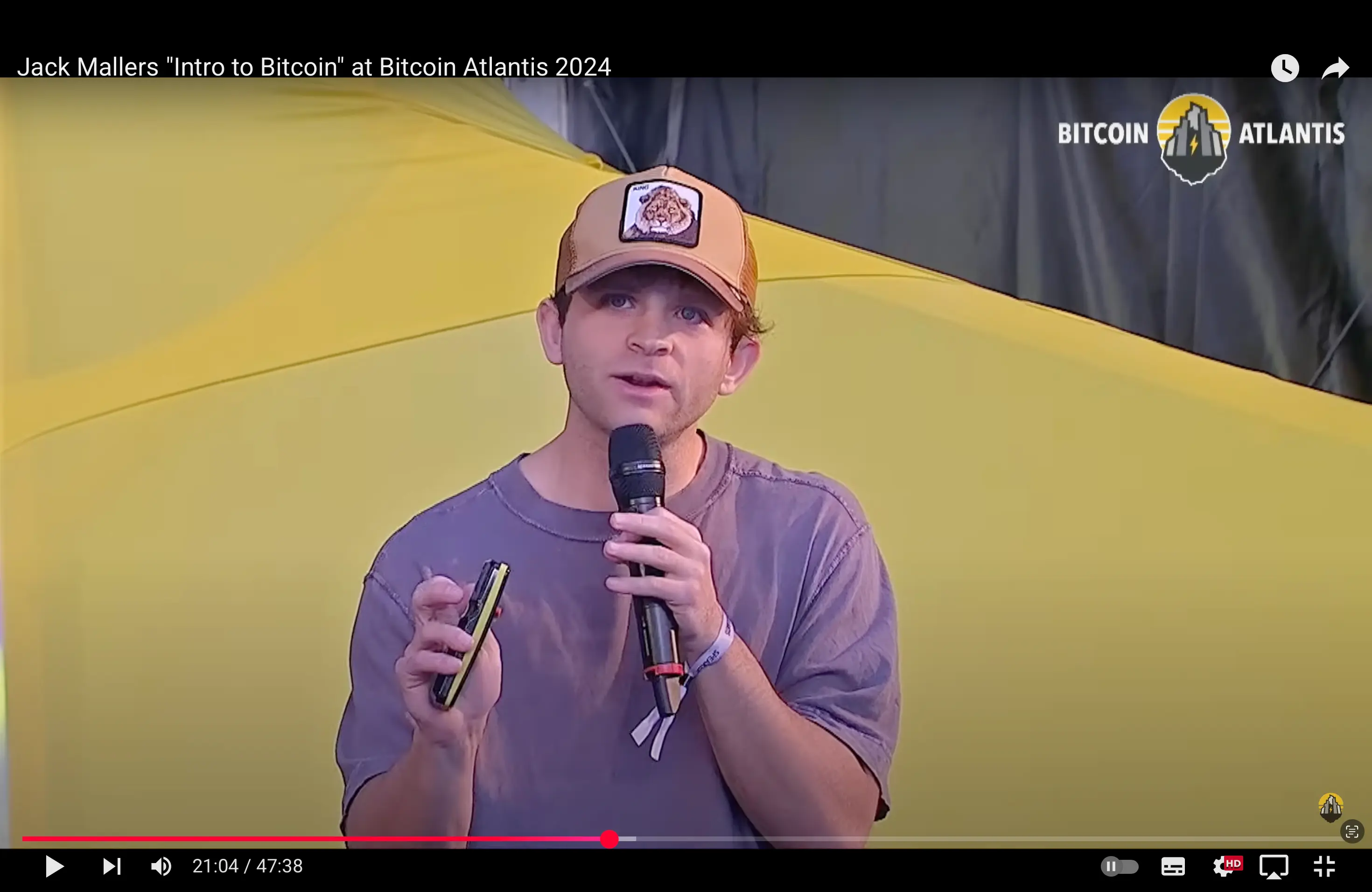 Jack Mallers「ビットコイン入門」＠ビットコイン・アトランティス 2024