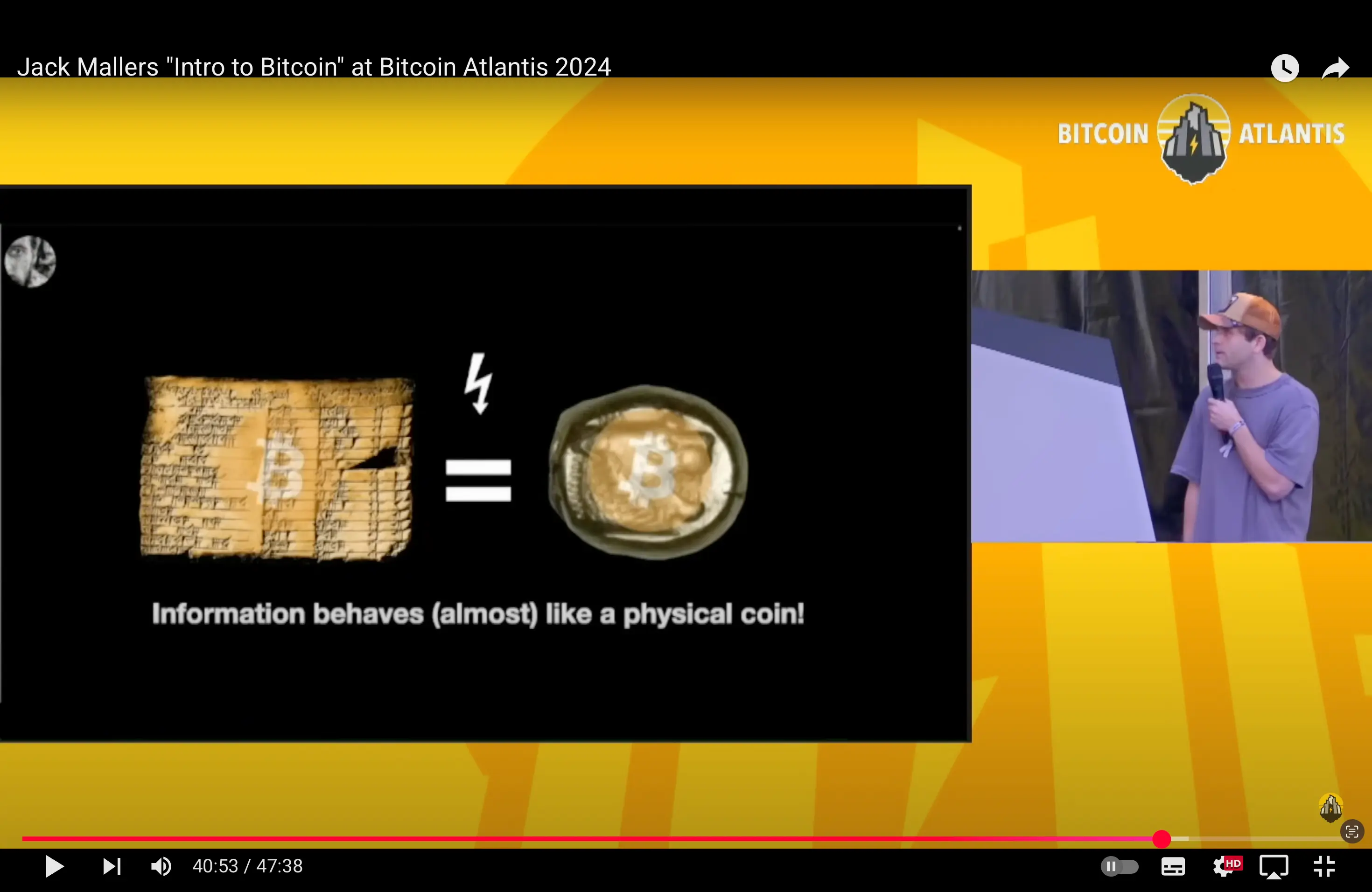 Jack Mallers「ビットコイン入門」＠ビットコイン・アトランティス 2024