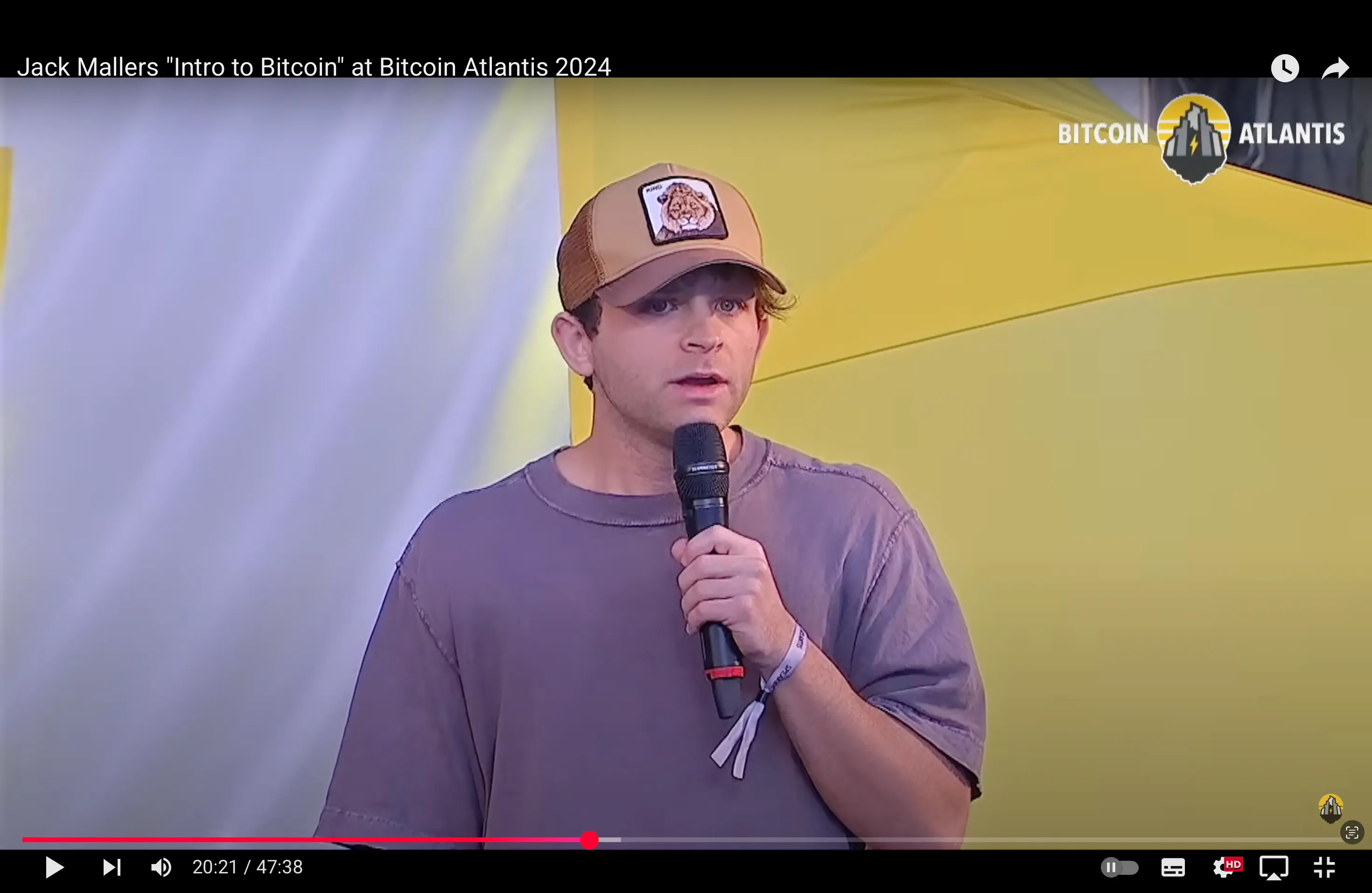 Jack Mallers「ビットコイン入門」＠ビットコイン・アトランティス 2024