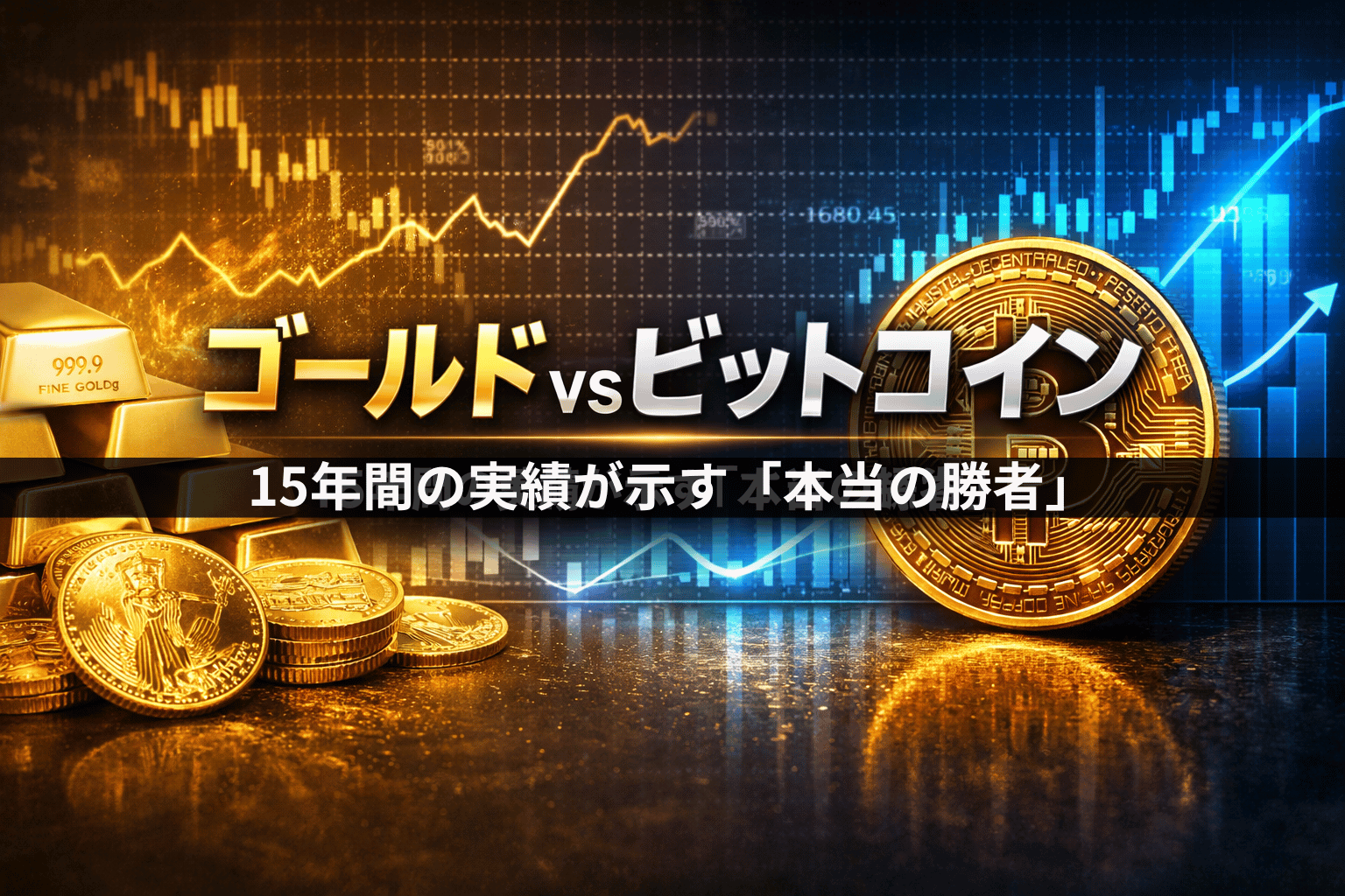 ゴールド vs ビットコイン──15年間の実績が示す「本当の勝者」
