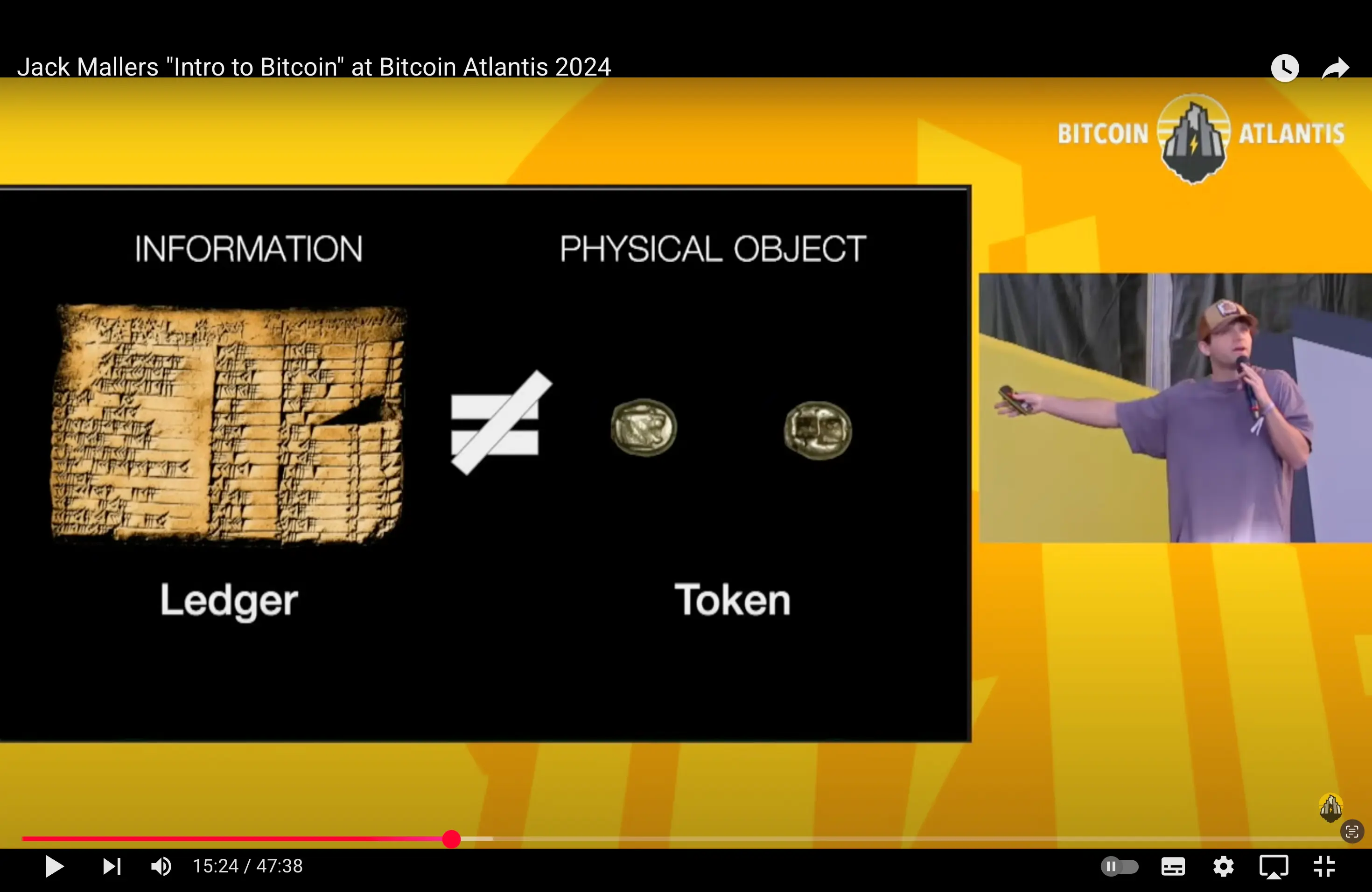 Jack Mallers「ビットコイン入門」＠ビットコイン・アトランティス 2024