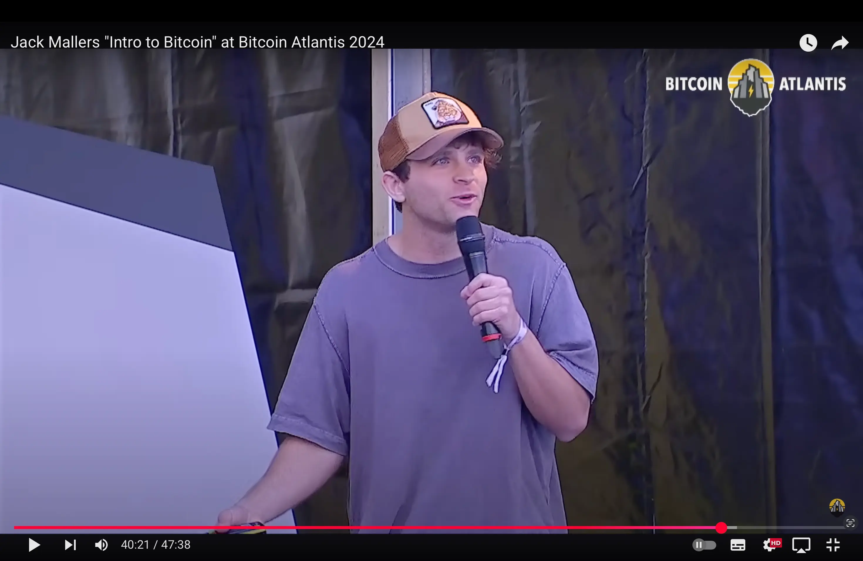 Jack Mallers「ビットコイン入門」＠ビットコイン・アトランティス 2024