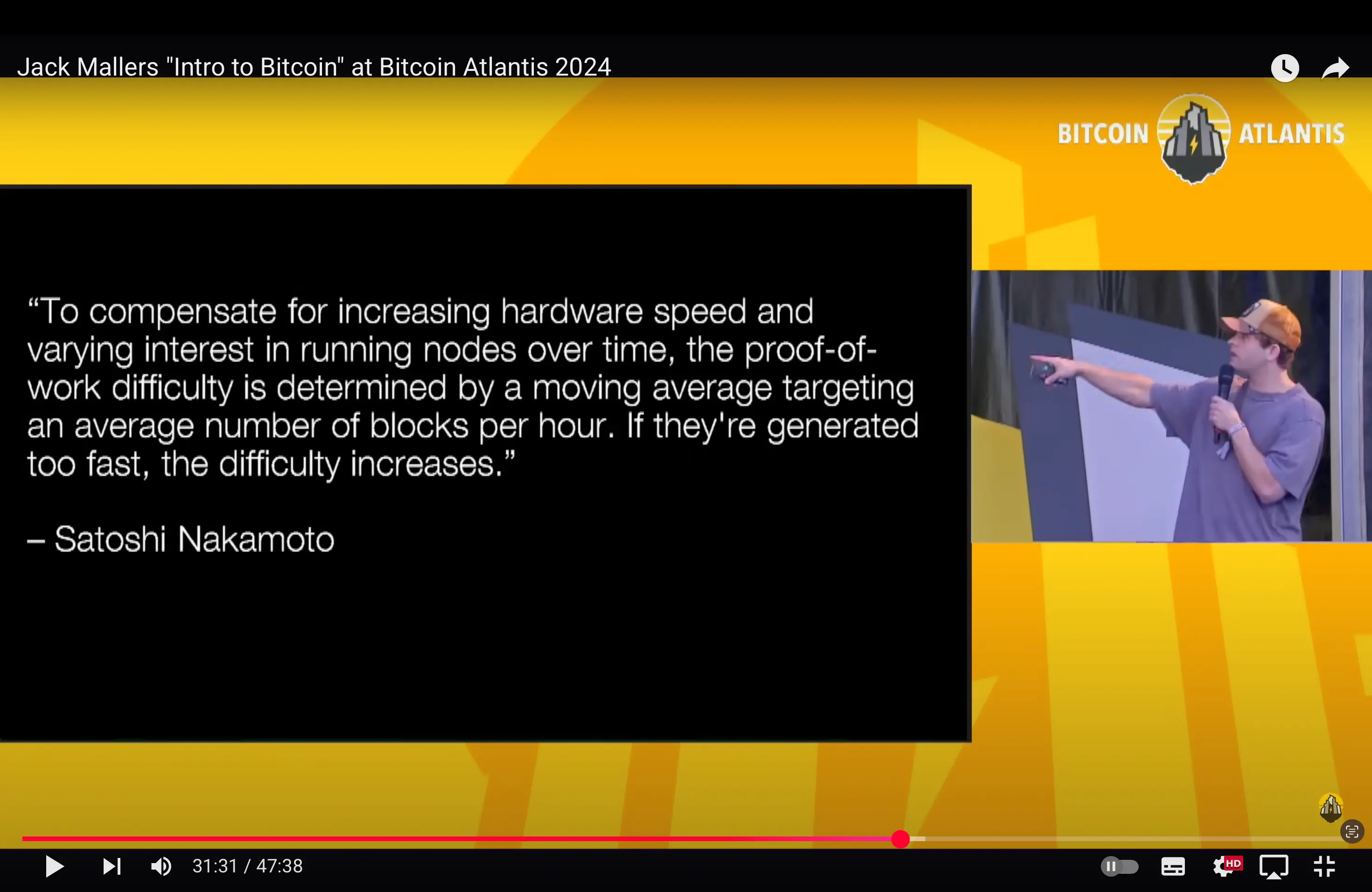 Jack Mallers「ビットコイン入門」＠ビットコイン・アトランティス 2024