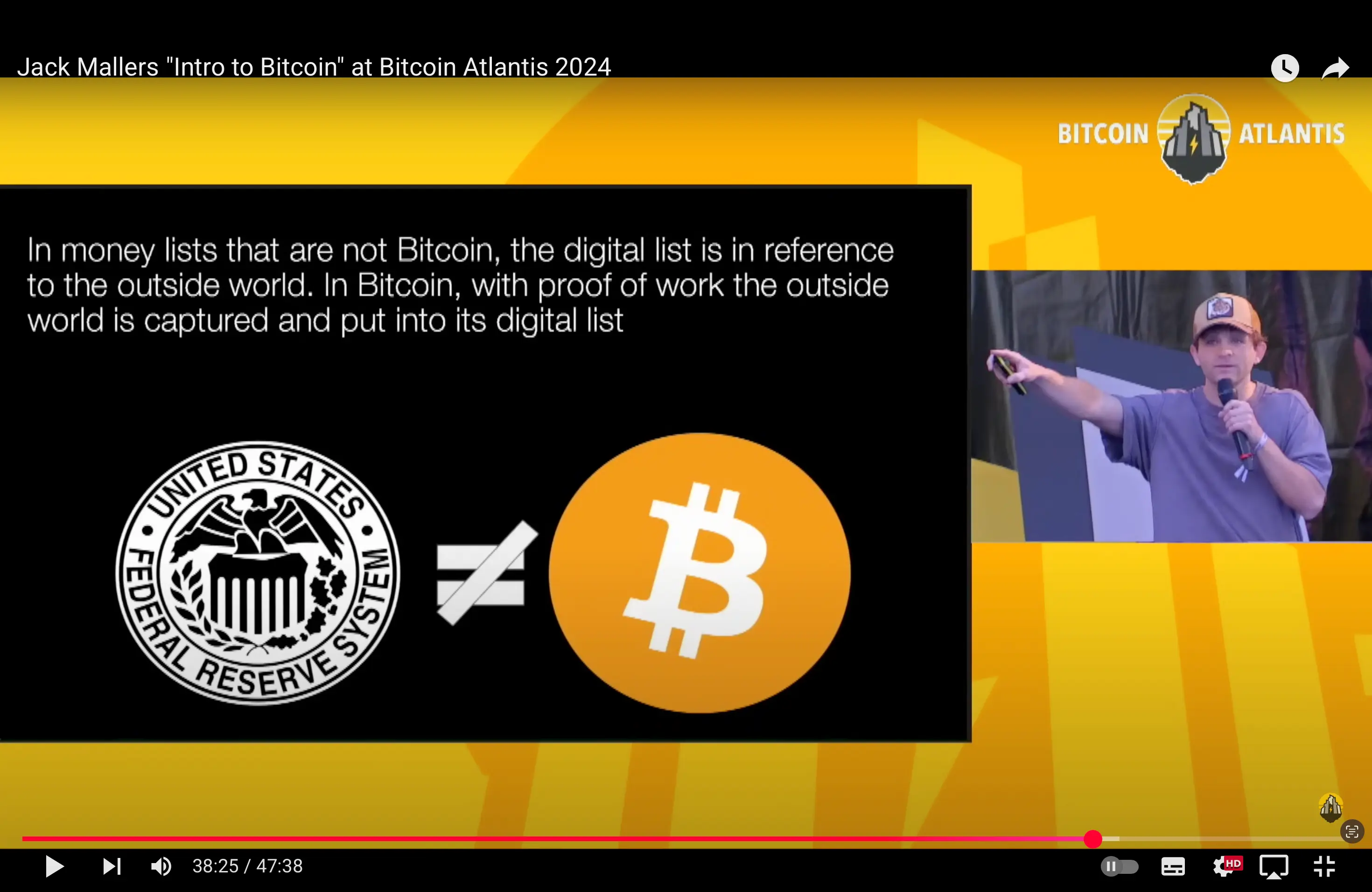 Jack Mallers「ビットコイン入門」＠ビットコイン・アトランティス 2024