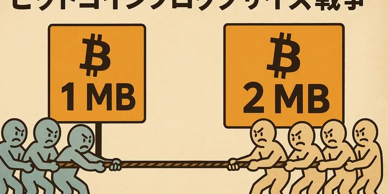 ブロックサイズ戦争とは?なぜビットコインは分かれたのか?