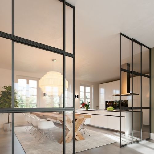Sliding Glass Partitions