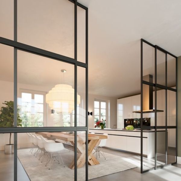 Sliding Glass Partitions