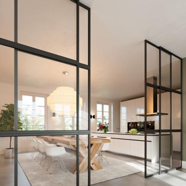 Sliding Glass Partitions