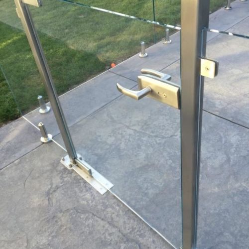 Semi-Framed Pool Fencing