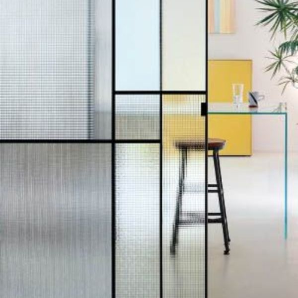 Decorative Glass Panels with Aluminum Finishes