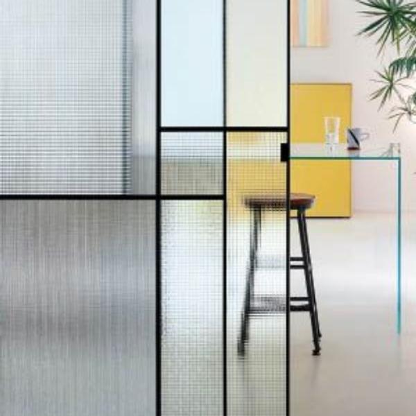 Decorative Glass Panels with Aluminum Finishes