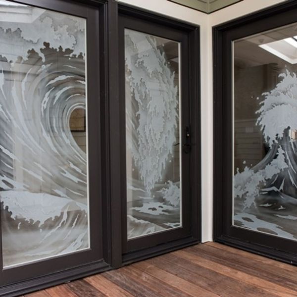 Etched & Sandblasted Glass