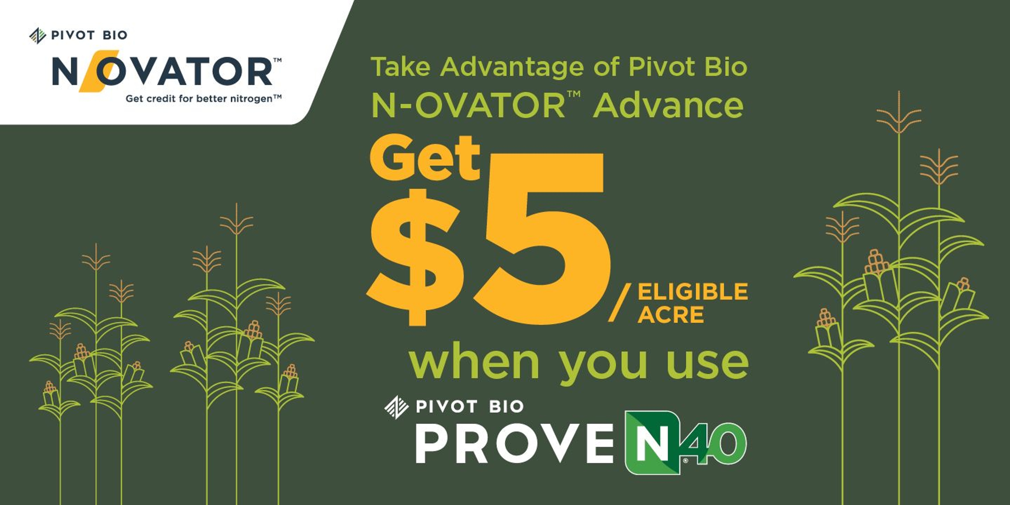 2024 Pivot Bio N-OVATOR Advance promo graphic