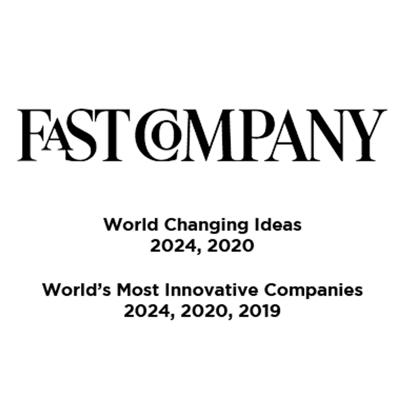 Thumbnail for Fast Company World Changing Ideas 2020 Award and World's Most Innovative Companies 2019, 2020, 2024 Awards