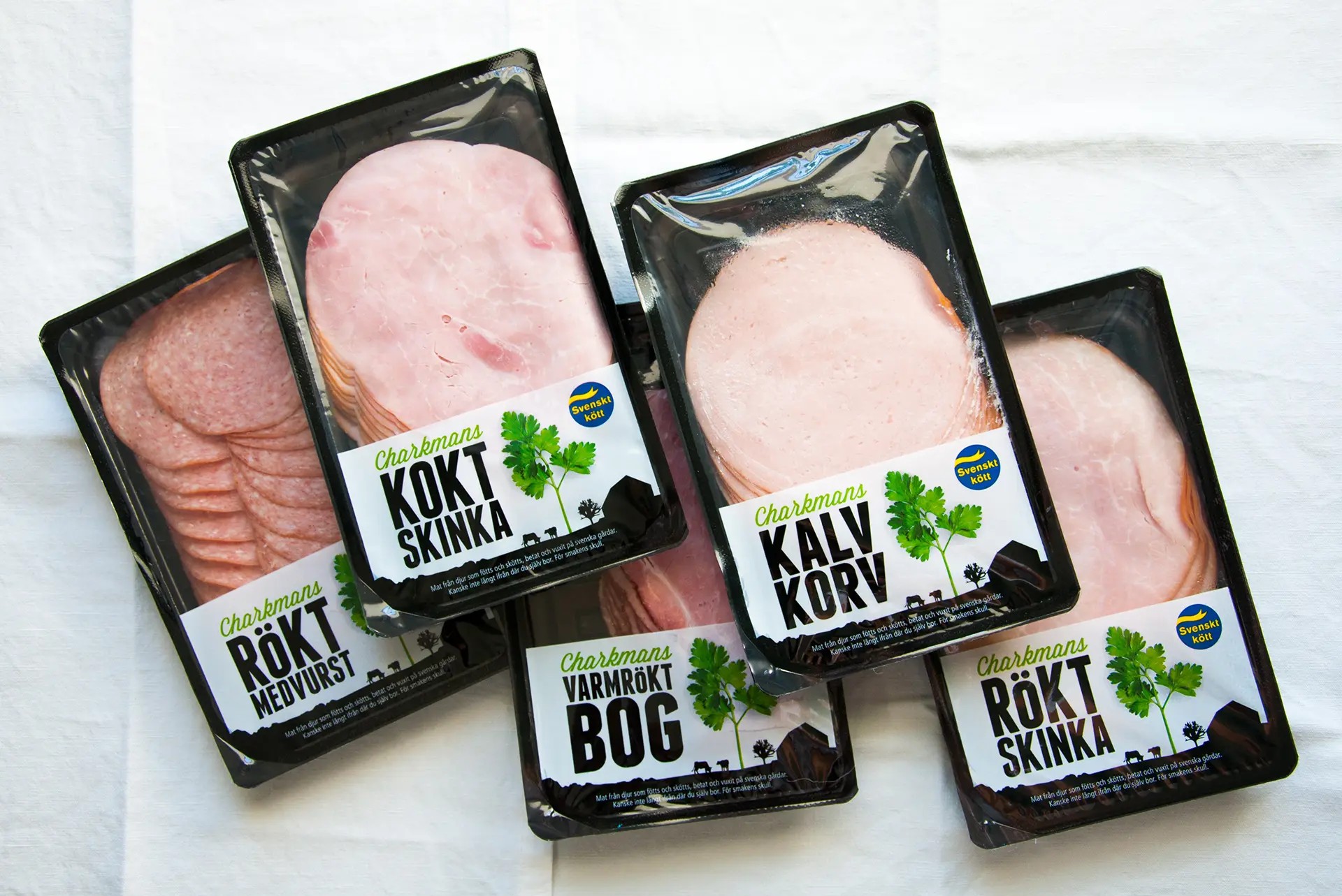 Förpackningar med smörgåsmat