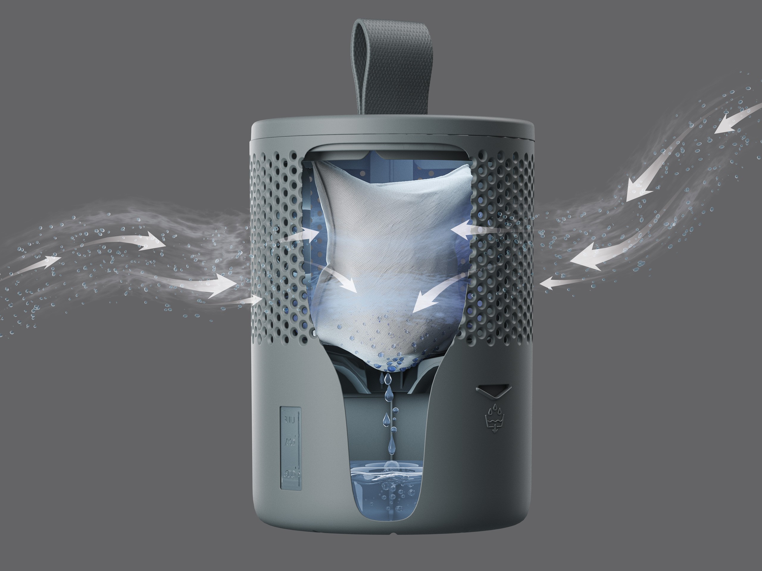 Bild som visar luftström på Absodry Duo Family