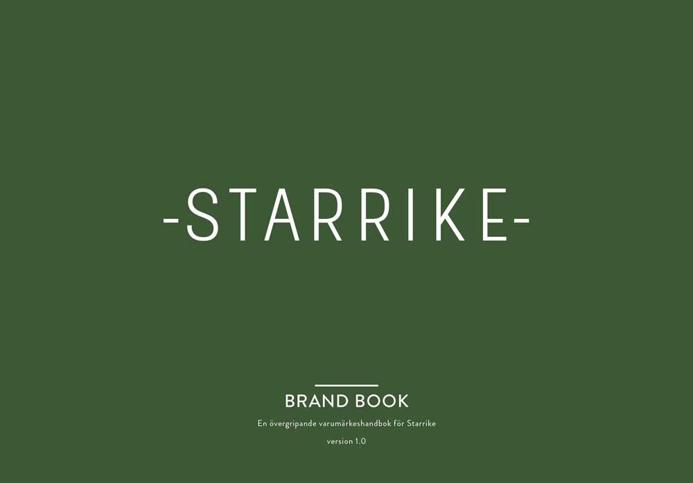 Omslaget på Starrikes Brand Book