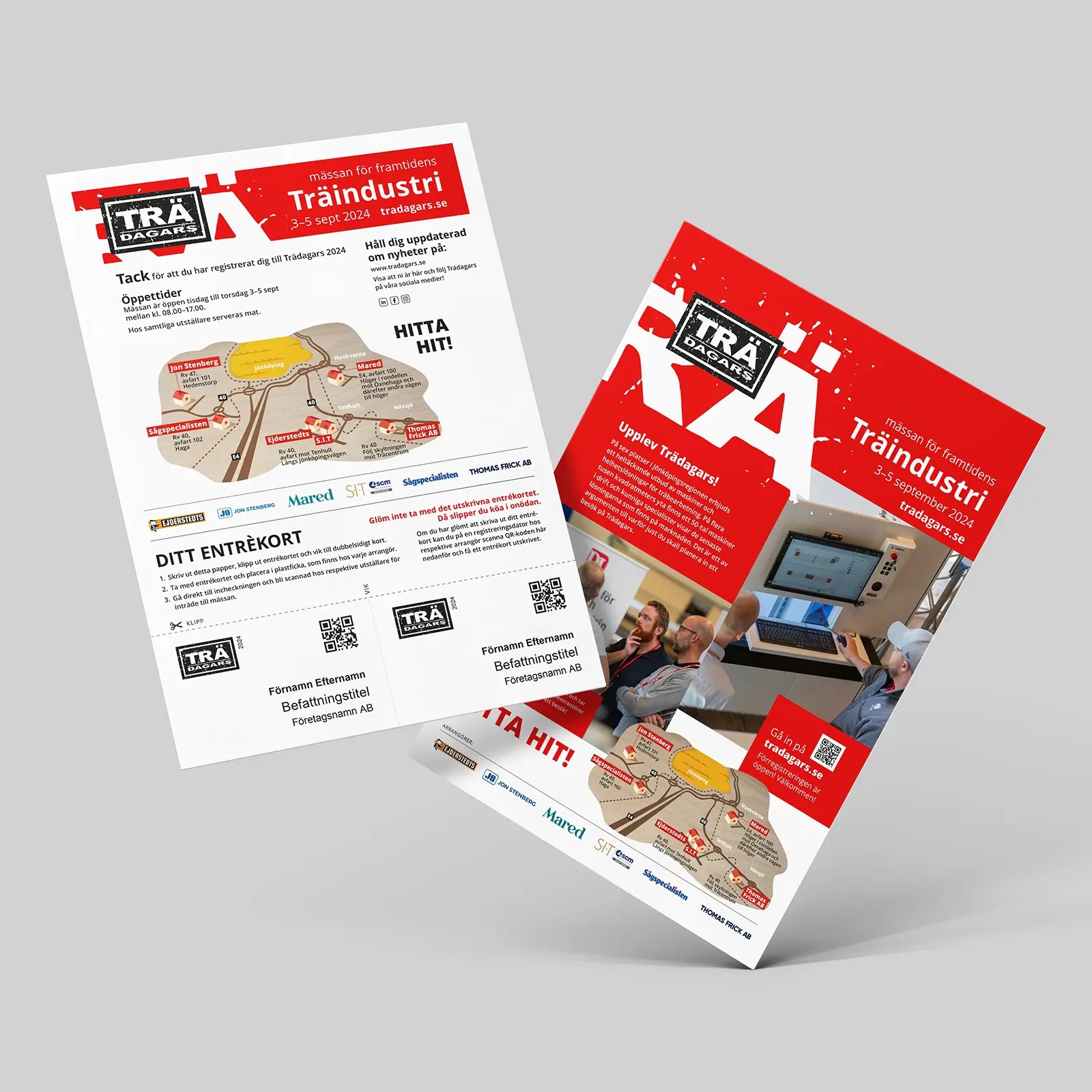 Inbjudan och biljett till Trädagars 2024