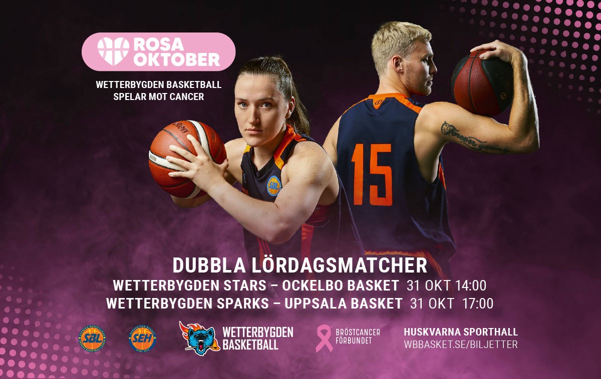 Matchbanner för Rose oktober med spelare i aktion.