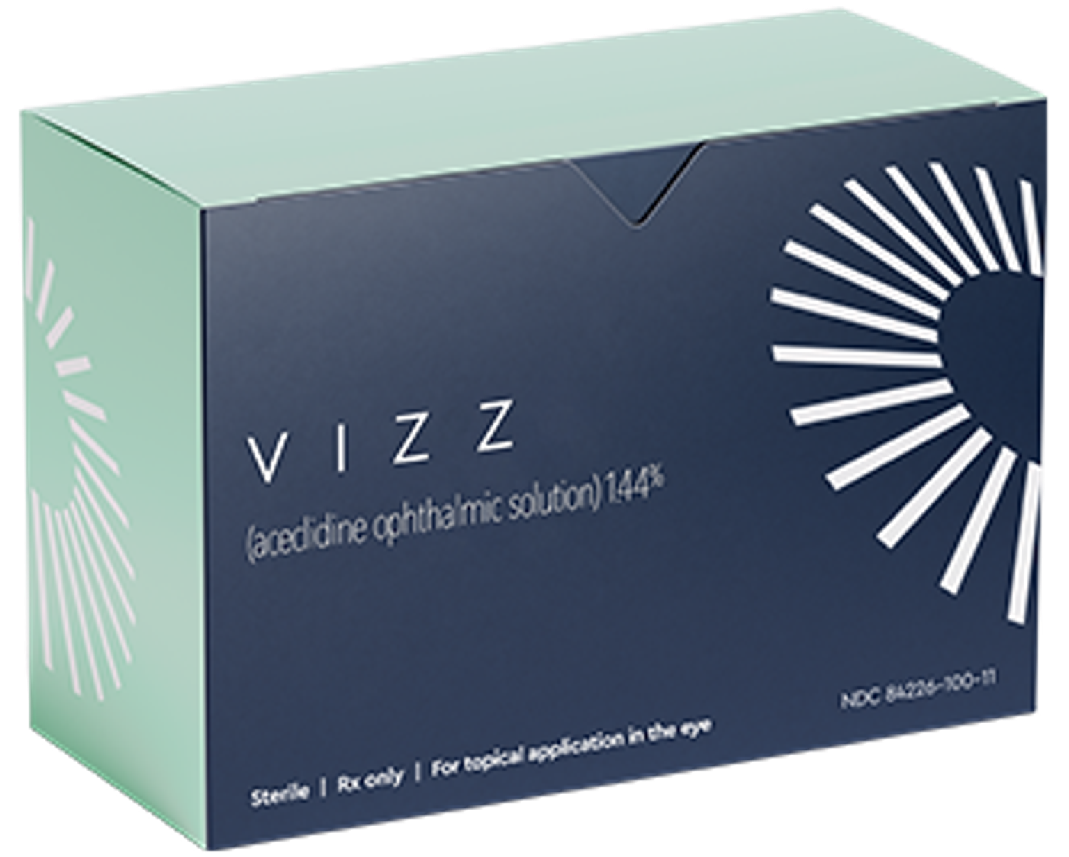 box of vizz eye drops