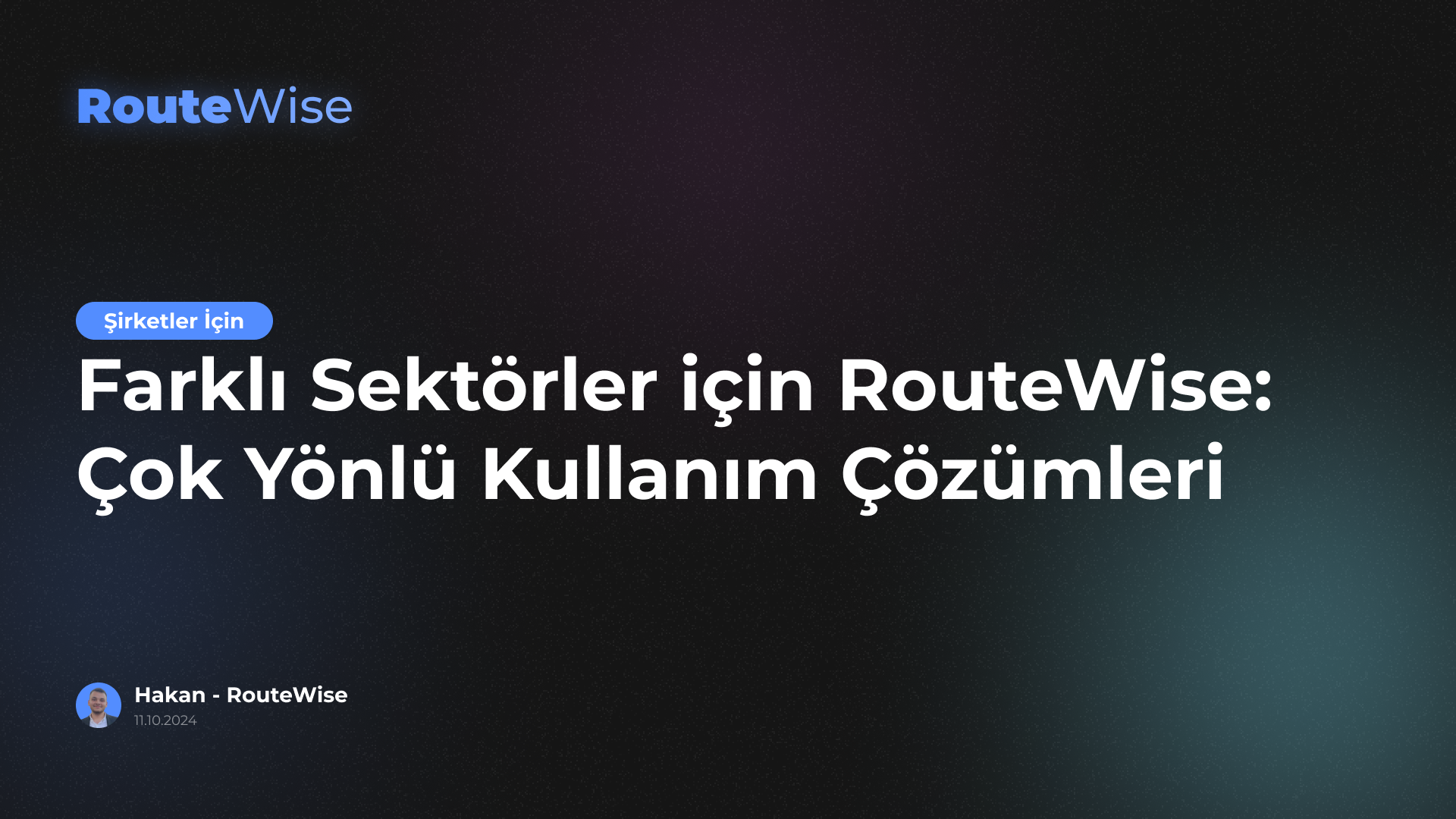 Farklı Sektörler için RouteWise: Çok Yönlü Kullanım Çözümleri