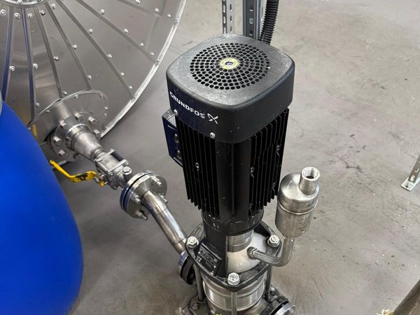 Pumpe & Rohrsystem – Produktionsbereich – Nachher