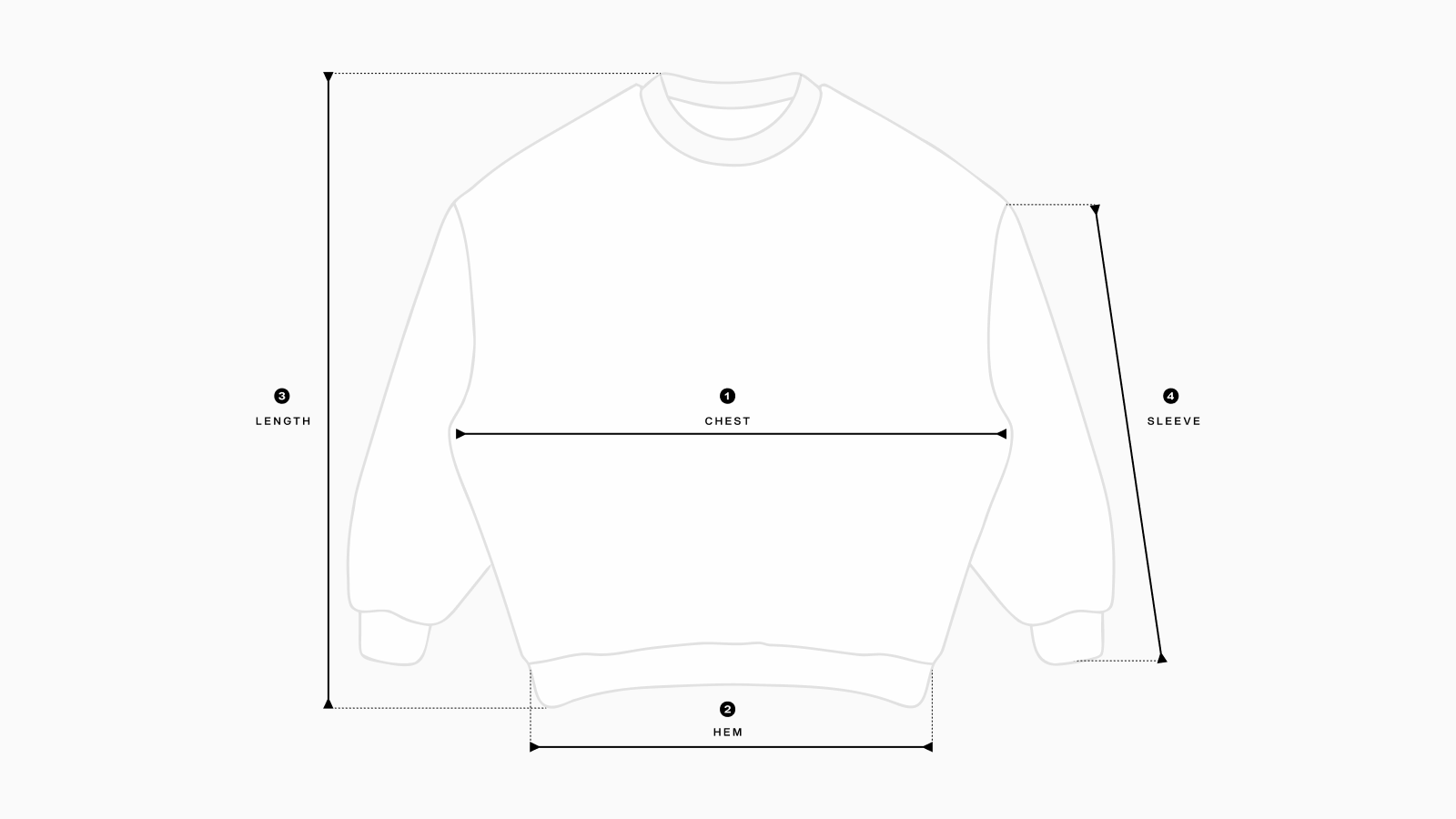 Garment measurements